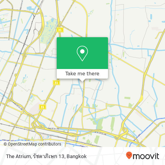 The Atrium, รัชดาภิเษก 13 map