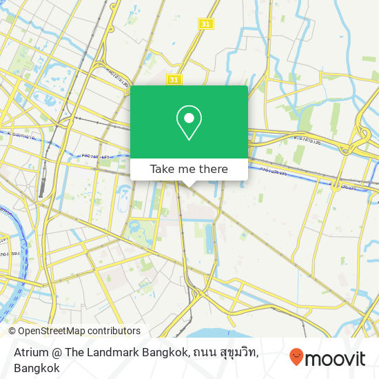 Atrium @ The Landmark Bangkok, ถนน สุขุมวิท map