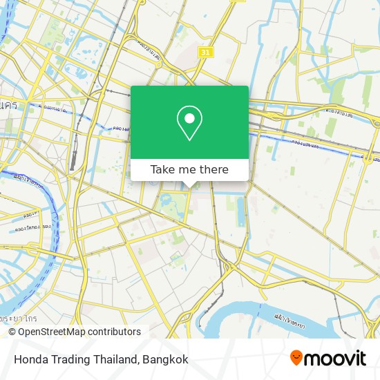 Honda Trading Thailand map