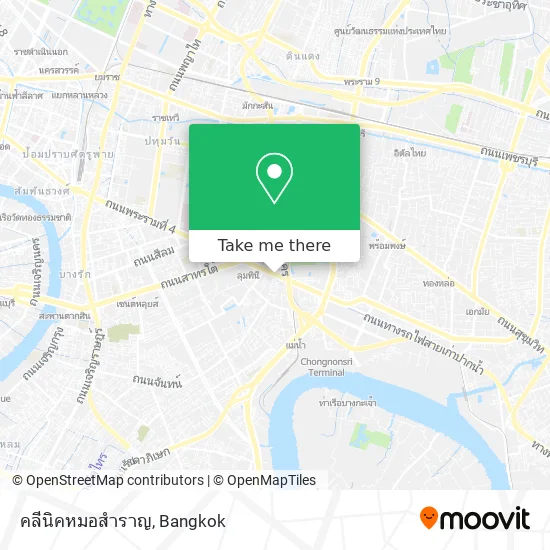 คลีนิคหมอสำราญ map