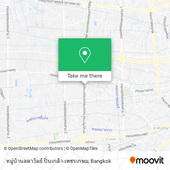 หมู่บ้านลดาวัลย์ ปิ่นเกล้า-เพชรเกษม map