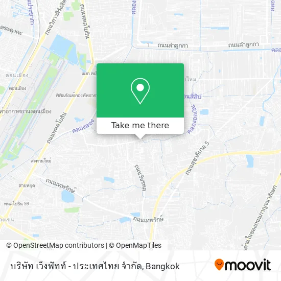 บริษัท เว็งฟัทท์ - ประเทศไทย จำกัด map