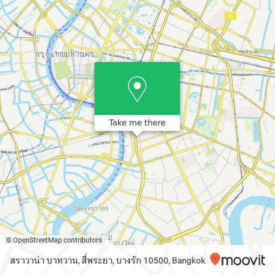 สราวาน่า บาหวาน, สี่พระยา, บางรัก 10500 map