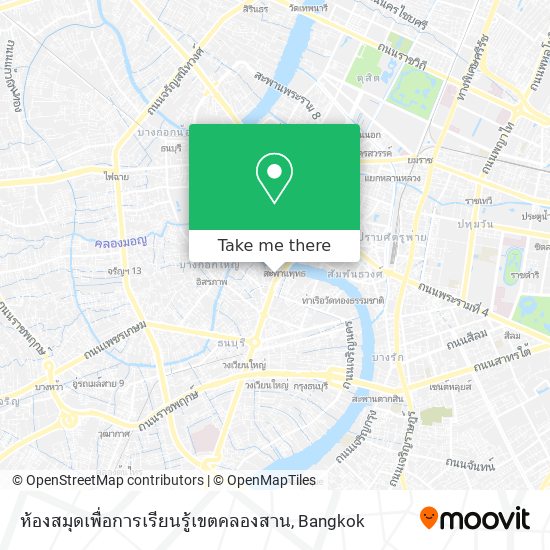 ห้องสมุดเพื่อการเรียนรู้เขตคลองสาน map