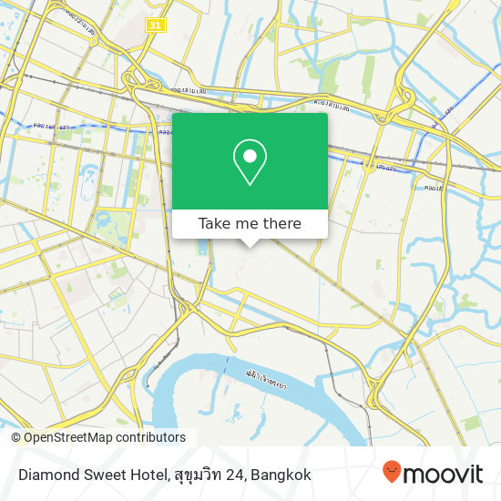 Diamond Sweet Hotel, สุขุมวิท 24 map