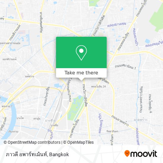 ภาวดี อพาร์ทเม้นท์ map