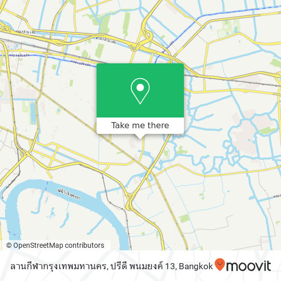 ลานกีฬากรุงเทพมหานคร, ปรีดี พนมยงค์ 13 map