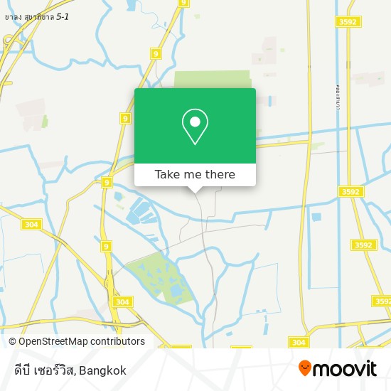 ดีบี เซอร์วิส map