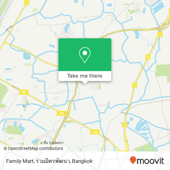 Family Mart, ร่วมมิตรพัฒนา map