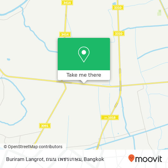 Buriram Langrot, ถนน เพชรเกษม map