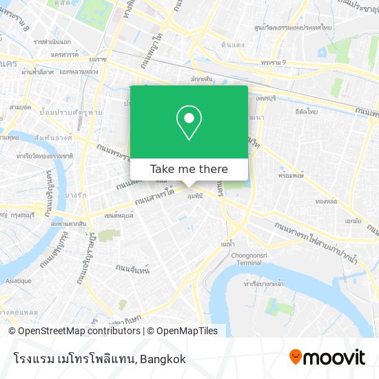 โรงแรม เมโทรโพลิแทน map