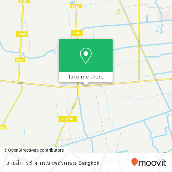 สายสี่การช่าง, ถนน เพชรเกษม map