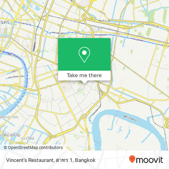 Vincent's Restaurant, สาทร 1 map