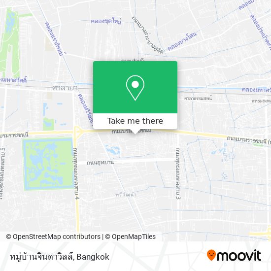 หมู่บ้านจินดาวิลล์ map