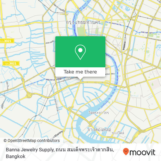 Banna Jewelry Supply, ถนน สมเด็จพระเจ้าตากสิน map