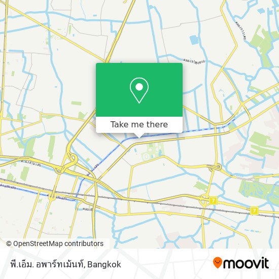 พี.เอ็ม. อพาร์ทเม้นท์ map