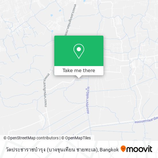วัดประชาราชบำรุง (บางขุนเทียน ชายทะเล) map