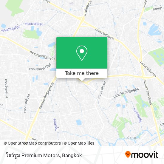 โชว์รูม Premium Motors map