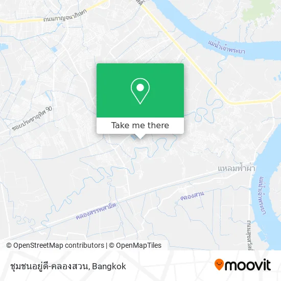 ชุมชนอยู่ดี-คลองสวน map