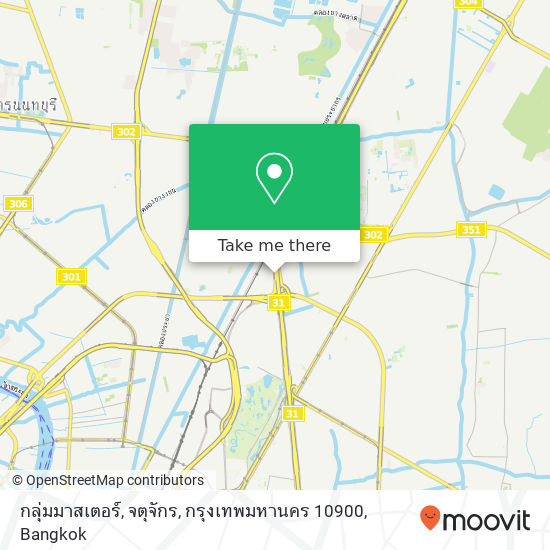 กลุ่มมาสเตอร์, จตุจักร, กรุงเทพมหานคร 10900 map