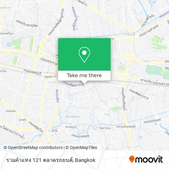 รามคำแหง 121 ตลาดรถยนต์ map