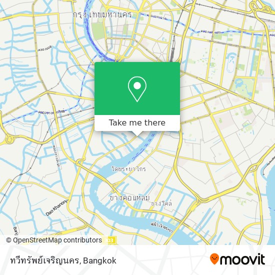 ทวีทรัพย์เจริญนคร map