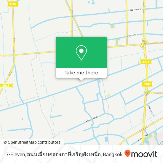 7-Eleven, ถนนเลียบคลองภาษีเจริญฝั่งเหนือ map