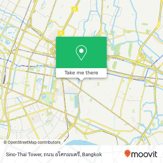 Sino-Thai Tower, ถนน อโศกมนตรี map