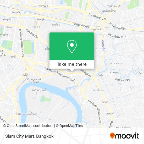 Siam City Mart map