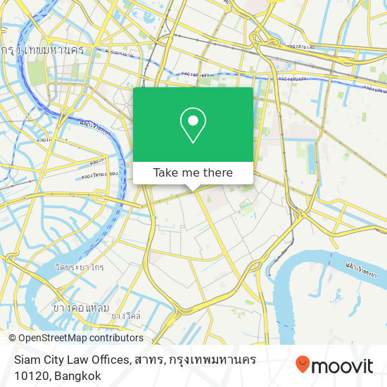 Siam City Law Offices, สาทร, กรุงเทพมหานคร 10120 map