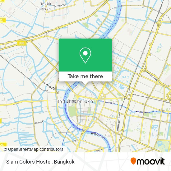 Siam Colors Hostel map