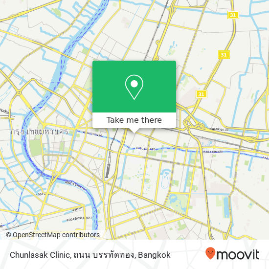 Chunlasak Clinic, ถนน บรรทัดทอง map