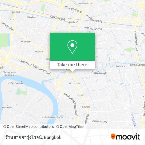 ร้านขายยารุ่งโรจน์ map