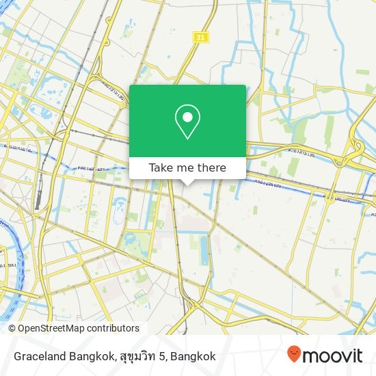 Graceland Bangkok, สุขุมวิท 5 map