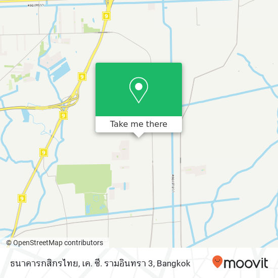 ธนาคารกสิกรไทย, เค. ซี. รามอินทรา 3 map