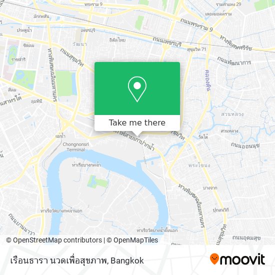 เรือนธารา นวดเพื่อสุขภาพ map