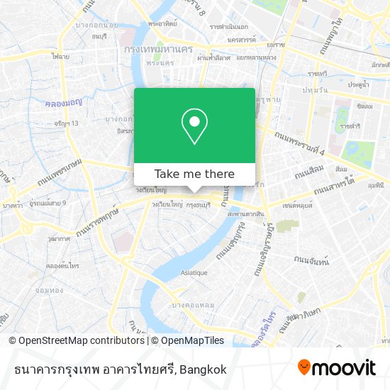 ธนาคารกรุงเทพ อาคารไทยศรี map