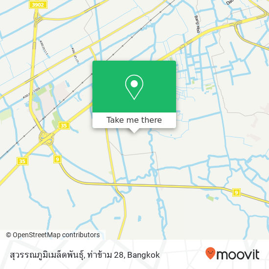 สุวรรณภูมิเมล็ดพันธุ์, ท่าข้าม 28 map