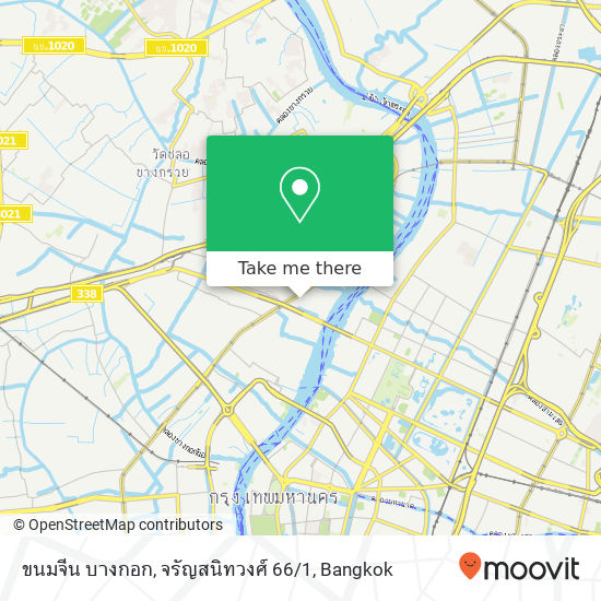 ขนมจีน บางกอก, จรัญสนิทวงศ์ 66 / 1 map