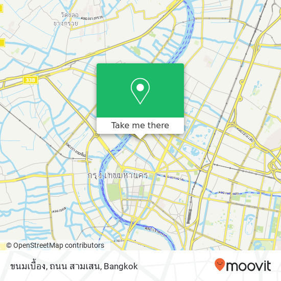 ขนมเบื้อง, ถนน สามเสน map