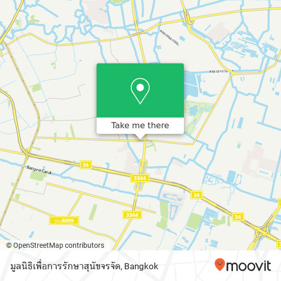 มูลนิธิเพื่อการรักษาสุนัขจรจัด map