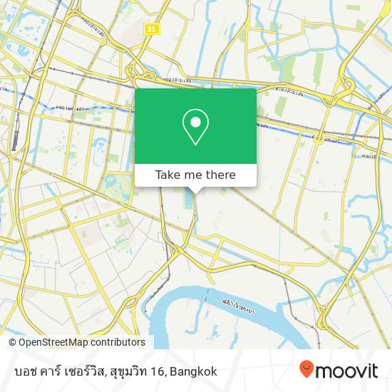 บอช คาร์ เซอร์วิส, สุขุมวิท 16 map