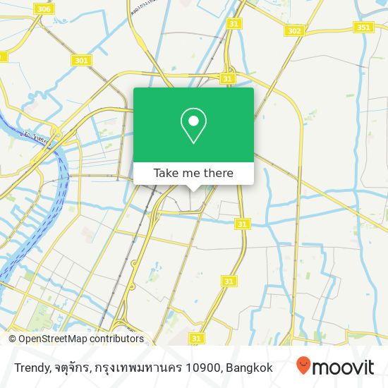 Trendy, จตุจักร, กรุงเทพมหานคร 10900 map