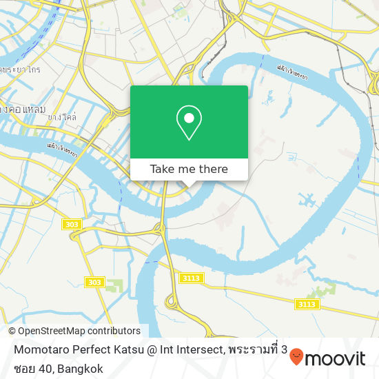 Momotaro Perfect Katsu @ Int Intersect, พระรามที่ 3 ซอย 40 map