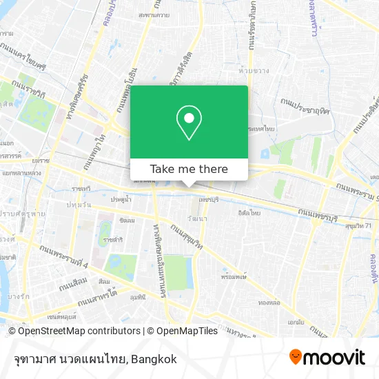 จุฑามาศ นวดแผนไทย map