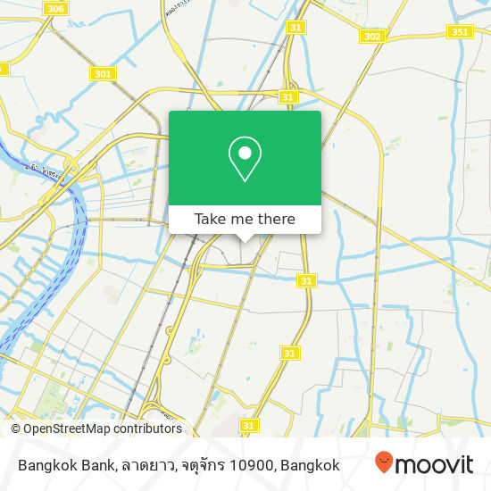 Bangkok Bank, ลาดยาว, จตุจักร 10900 map