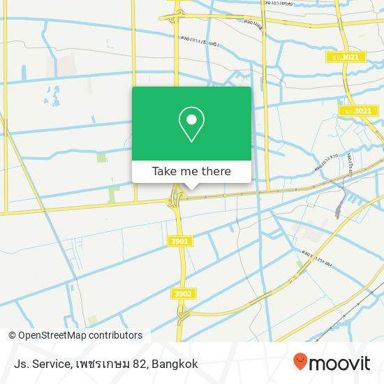 Js. Service, เพชรเกษม 82 map