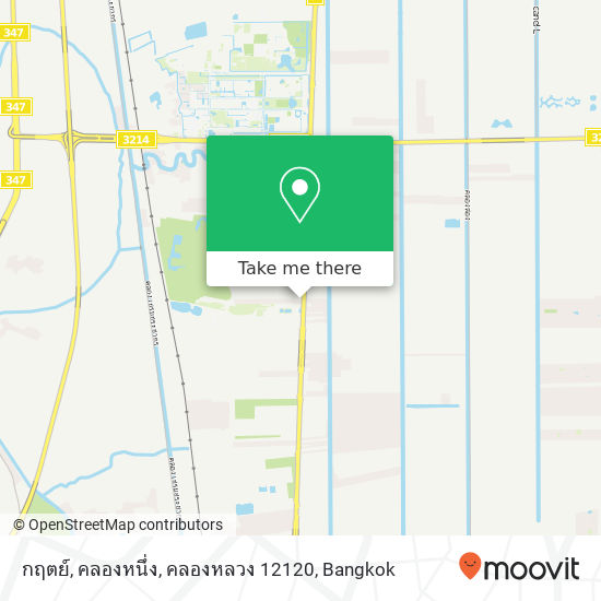 กฤตย์, คลองหนึ่ง, คลองหลวง 12120 map