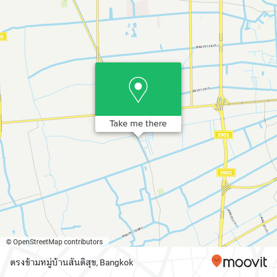 ตรงข้ามหมู่บ้านสันติสุข map