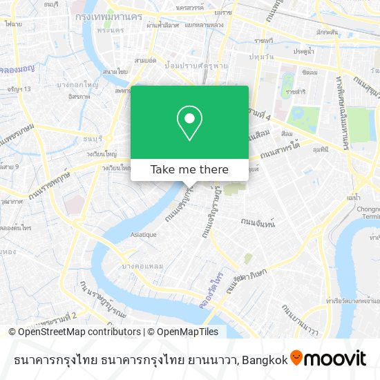 ธนาคารกรุงไทย ธนาคารกรุงไทย ยานนาวา map